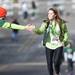 A participant receives a high-five at the end of the Shamrocks and Shenanigans 5K on Sunday, March 10. Daniel Brenner I AnnArbor.com